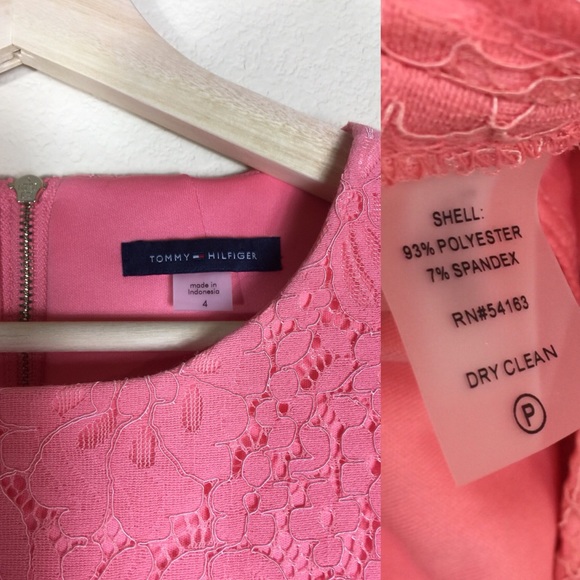 Tommy Hilfiger Coral Casual Dress Size 4 - Picture 3 of 8